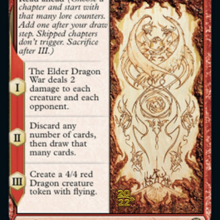 The Elder Dragon War [Dominaria United Prerelease Promos]