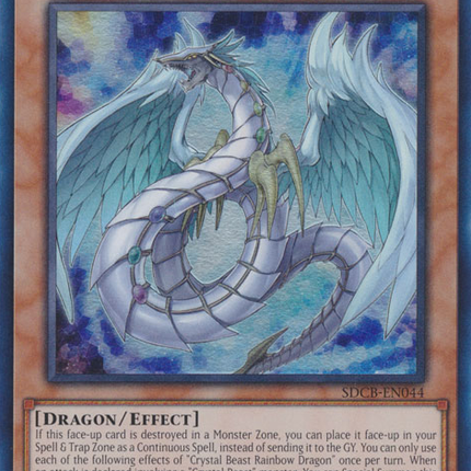Crystal Beast Rainbow Dragon [SDCB-EN044] Ultra Rare