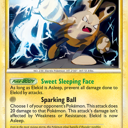 Elekid (21/102) [HeartGold & SoulSilver: Triumphant]