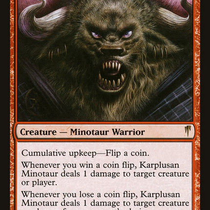 Karplusan Minotaur [Coldsnap]
