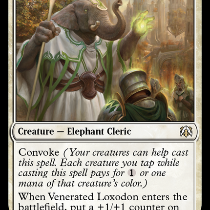 Venerated Loxodon [March of the Machine Commander]