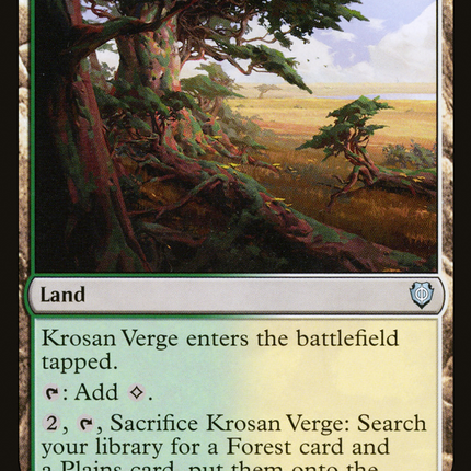 Krosan Verge [Phyrexia: All Will Be One Commander]