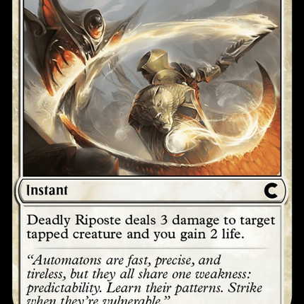 Deadly Riposte [Ravnica: Clue Edition]