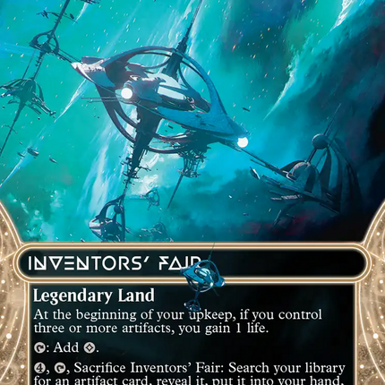 Inventors' Fair (0111) (Borderless) (Galaxy Foil) [Edge of Eternities: Stellar Sights]