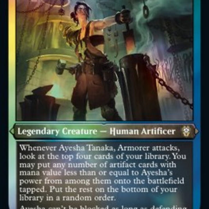Ayesha Tanaka, Armorer (Foil Etched) [Dominaria United Commander]