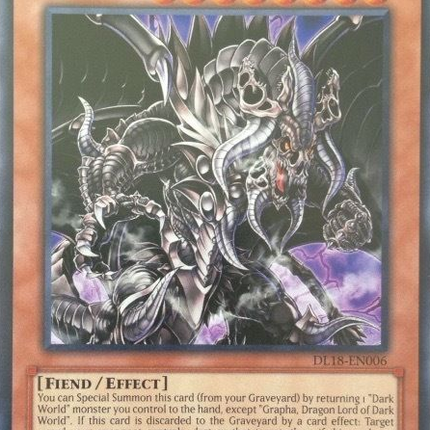 Grapha, Dragon Lord of Dark World (Red) [DL18-EN006] Rare