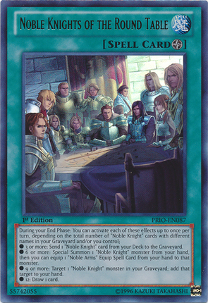 Noble Knights of the Round Table [PRIO-EN087] Ultra Rare