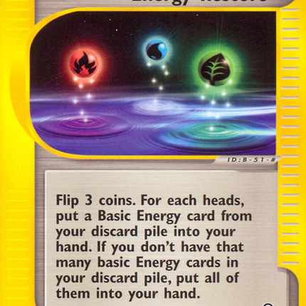 Energy Restore (141/165) [Expedition: Base Set]
