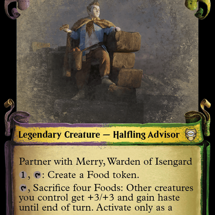 Pippin, Warden of Isengard [The Lord of the Rings: Tales of Middle-Earth Commander Showcase Scrolls]