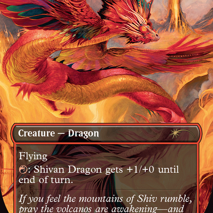 Shivan Dragon (Rainbow Foil) [Secret Lair Drop Series]