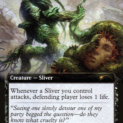 Leeching Sliver (Extended Art) [Secret Lair Drop Promos]