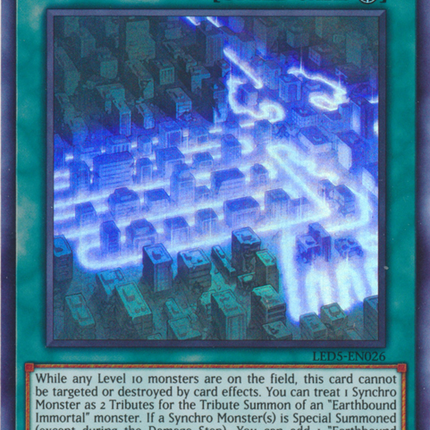 Earthbound Geoglyph [LED5-EN026] Super Rare