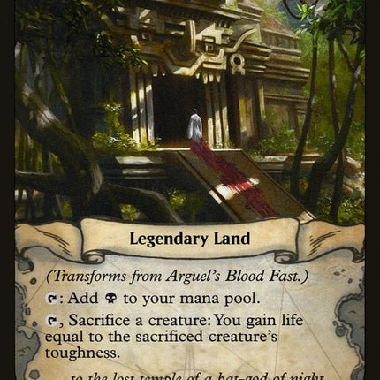 Arguel's Blood Fast // Temple of Aclazotz [From the Vault: Transform]