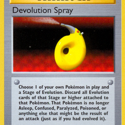 Devolution Spray (72/102) (Shadowless) [Base Set 1st Edition]