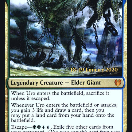 Uro, Titan of Nature's Wrath [Theros Beyond Death Prerelease Promos]