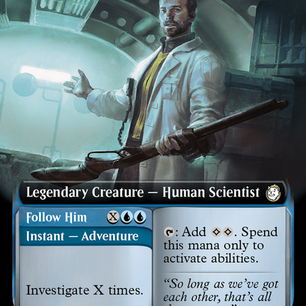 James, Wandering Dad // Follow Him (Extended Art) (Surge Foil) [Fallout]