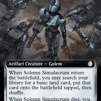 Solemn Simulacrum (Extended Art) (Surge Foil) [Fallout]