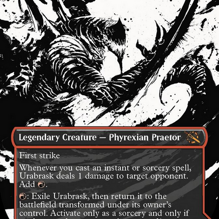Urabrask // The Great Work (Showcase Planar Booster Fun) [March of the Machine]