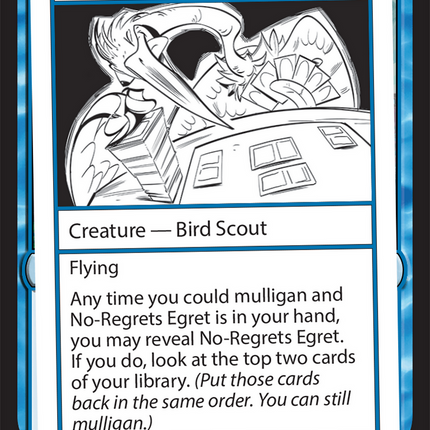 No-Regrets Egret [Mystery Booster 2 Playtest Cards]