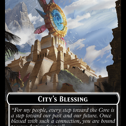 City's Blessing // Vampire (0004) Double-Sided Token [The Lost Caverns of Ixalan Commander Tokens]