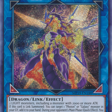 Galaxy-Eyes Solflare Dragon [MP19-EN188] Prismatic Secret Rare