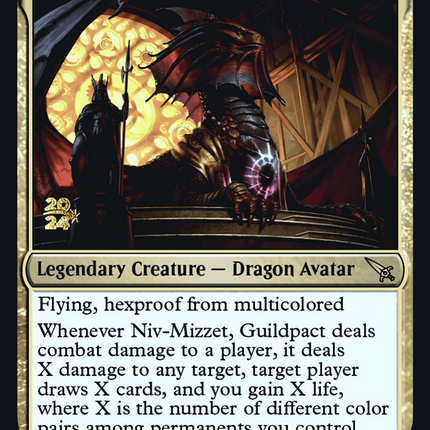 Niv-Mizzet, Guildpact [Murders at Karlov Manor Prerelease Promos]