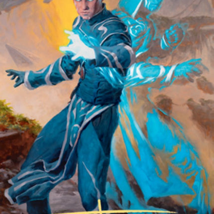 Jace, Mirror Mage 1 Art Card (Gold-Stamped Signature) [Zendikar Rising Art Series]