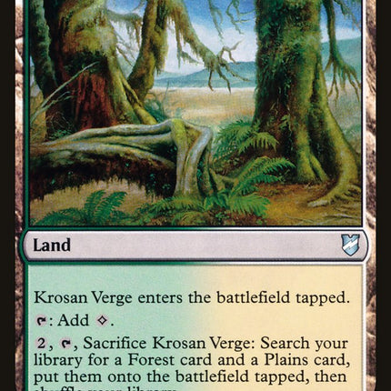 Krosan Verge [Commander 2018]