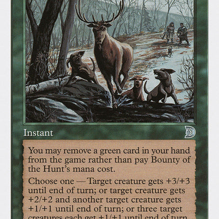 Bounty of the Hunt [Deckmasters]