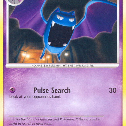 Golbat (50/123) [Diamond & Pearl: Mysterious Treasures]