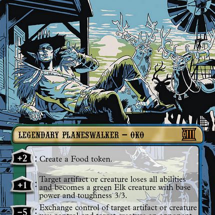 Oko, Thief of Crowns (Textured Foil) [Outlaws of Thunder Junction: Breaking News]