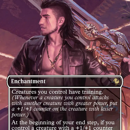 Warrior's Resolve (Borderless) [FINAL FANTASY Commander]