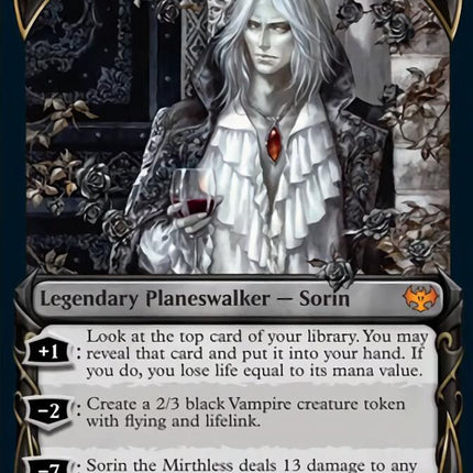 Sorin the Mirthless (Showcase Fang Frame) [Innistrad: Crimson Vow]