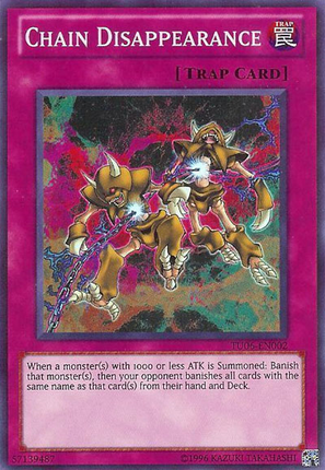 Chain Disappearance [TU06-EN002] Super Rare