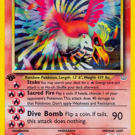 Ho-oh (7/64) [Neo Revelation 1st Edition]