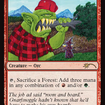 Orcish Lumberjack (2025) (Rainbow Foil) [Secret Lair Drop Series]