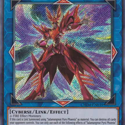 Salamangreat Pyro Phoenix [CHIM-EN039] Secret Rare