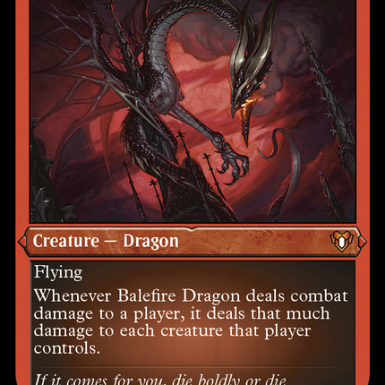 Balefire Dragon (Foil Etched) [Commander Masters]