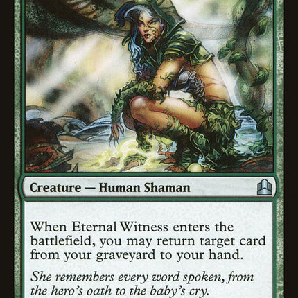Eternal Witness [Commander 2011]