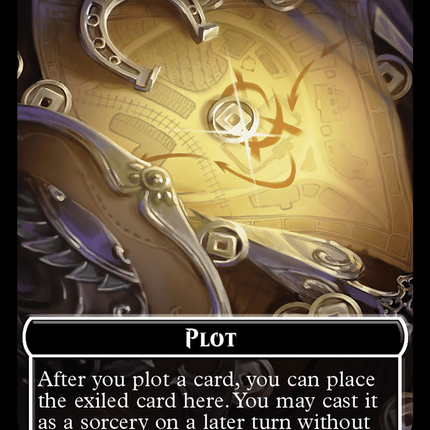 Ox // Plot Double-Sided Token [Outlaws of Thunder Junction Tokens]