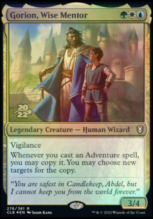 Gorion, Wise Mentor [Commander Legends: Battle for Baldur's Gate Prerelease Promos]