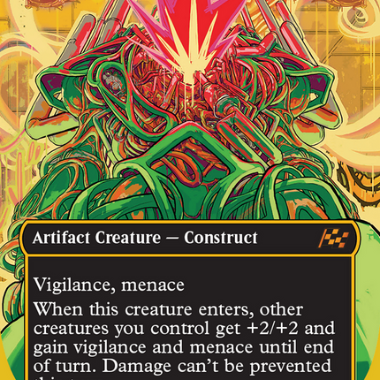 Pyrewood Gearhulk (Borderless) (First-Place Foil) [Aetherdrift]