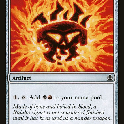 Rakdos Signet [Commander 2011]