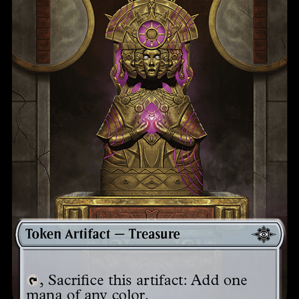 Treasure (0018) // Gnome Soldier Double-Sided Token [The Lost Caverns of Ixalan Tokens]