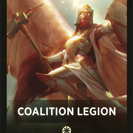 Coalition Legion Theme Card [Dominaria United Tokens]