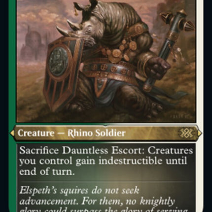 Dauntless Escort (Foil Etched) [Double Masters 2022]