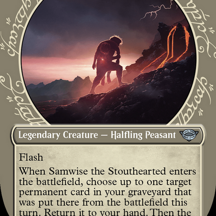 Samwise the Stouthearted (Showcase) (Surge Foil) [The Lord of the Rings: Tales of Middle-Earth]