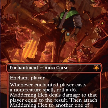 Maddening Hex (Borderless) [Duskmourn: House of Horror Special Guests]
