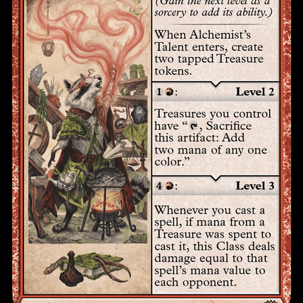 Alchemist's Talent [Bloomburrow Commander]