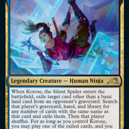 Kotose, the Silent Spider (Promo Pack) [Kamigawa: Neon Dynasty Promos]